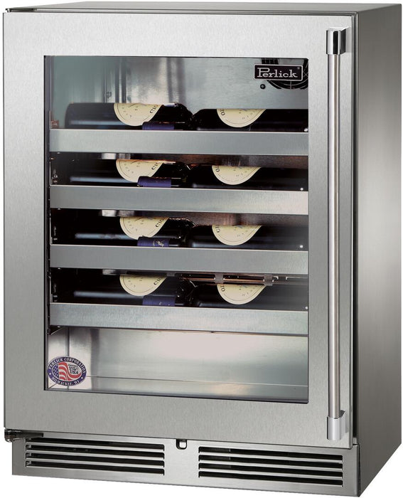 Perlick 24-Inch Built-In Upright Counter Depth Compact Freezer with 5.